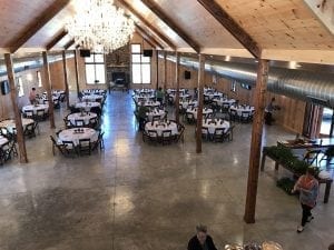 Dance Floor - Custom Table Setup - Country Lane Lodge