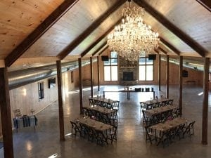 Small Custom Table Setup - Country Lane Lodge