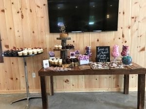 Cake and Treat Tables - Graduations, Weddings, Anniversaries at Country Lane Lodge