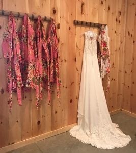 Robes in the Bride's Room - Country Lane Lodge